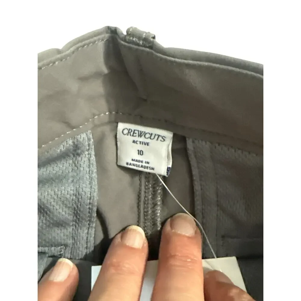 NWT Crewcuts Lightweight Pants - Gray Size 10